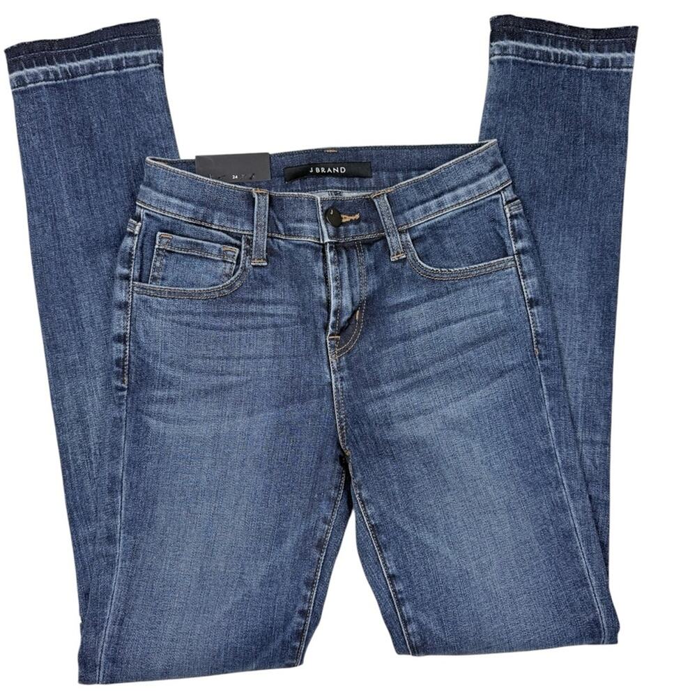 J Brand Mid rise Blue Skinny Denim Jeans